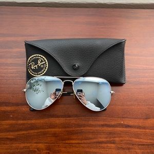 Ray Ban Polarized Mirror aviators